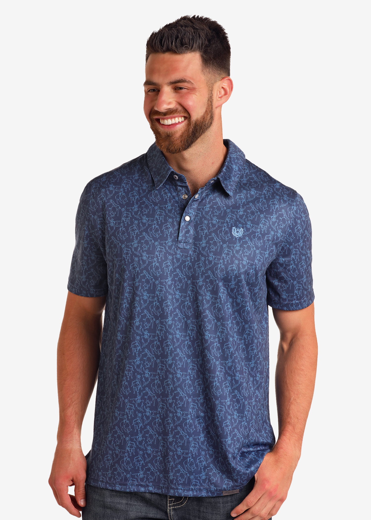 Rodeo Novelty Performance Polo