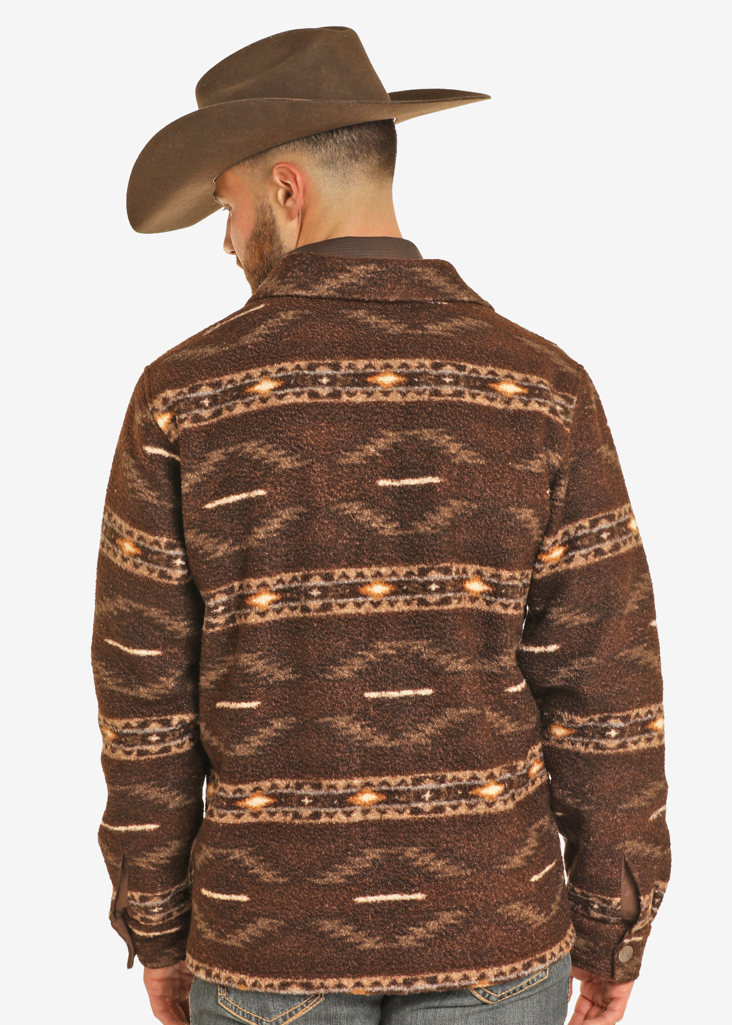 Brown Aztec Berber Jacket