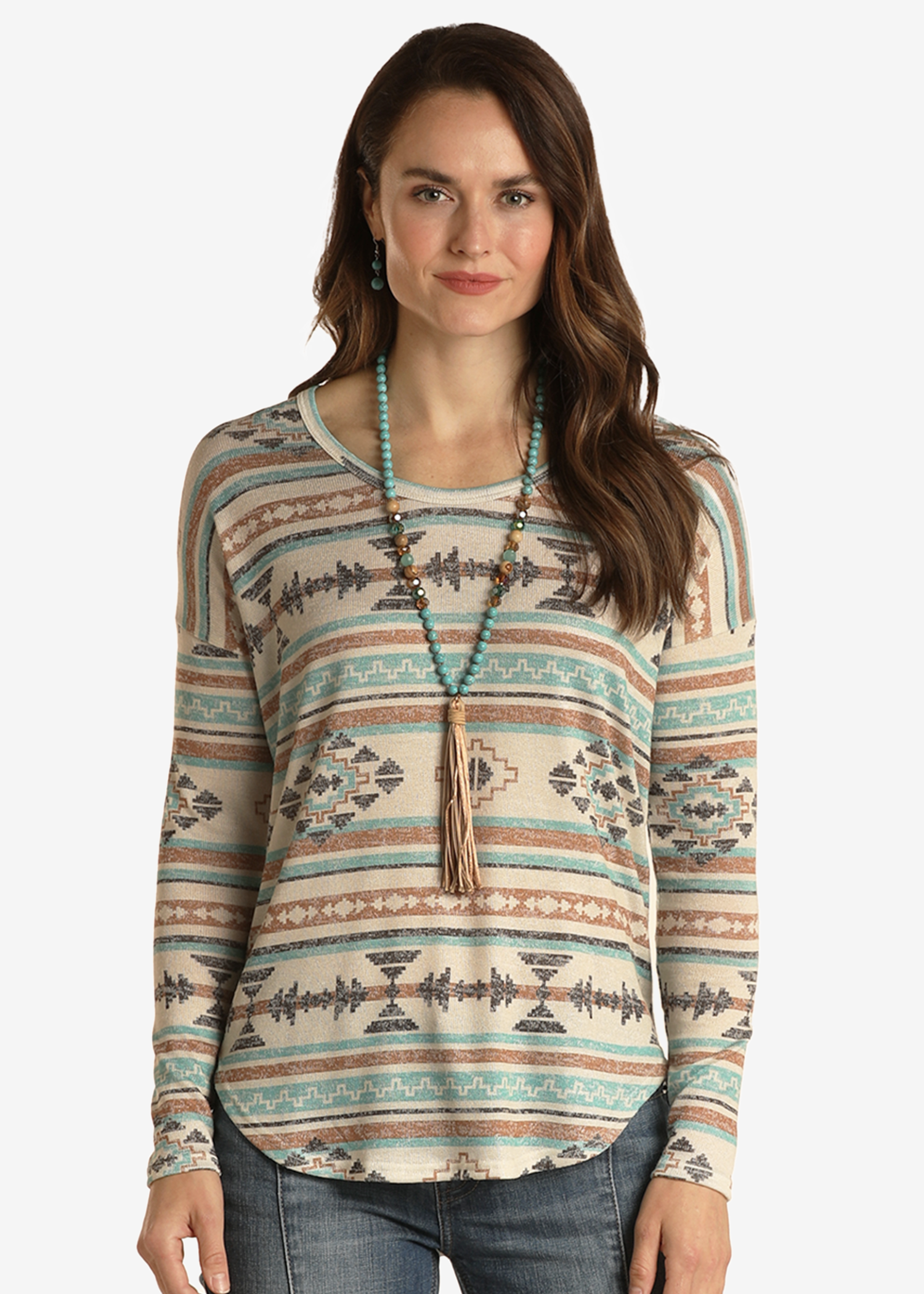 Aztec Sweater Top