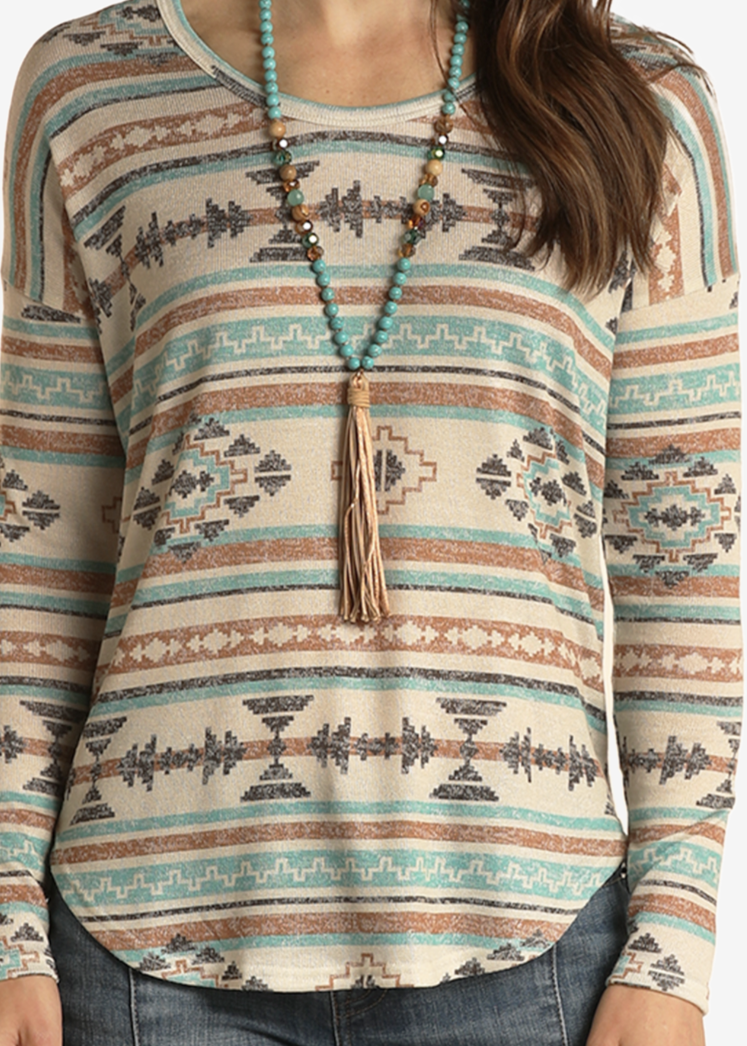 Aztec Sweater Top