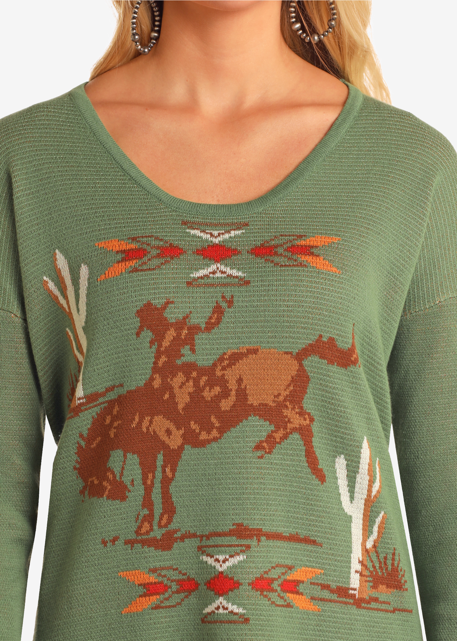 Bronc Rider Light Weight Sweater