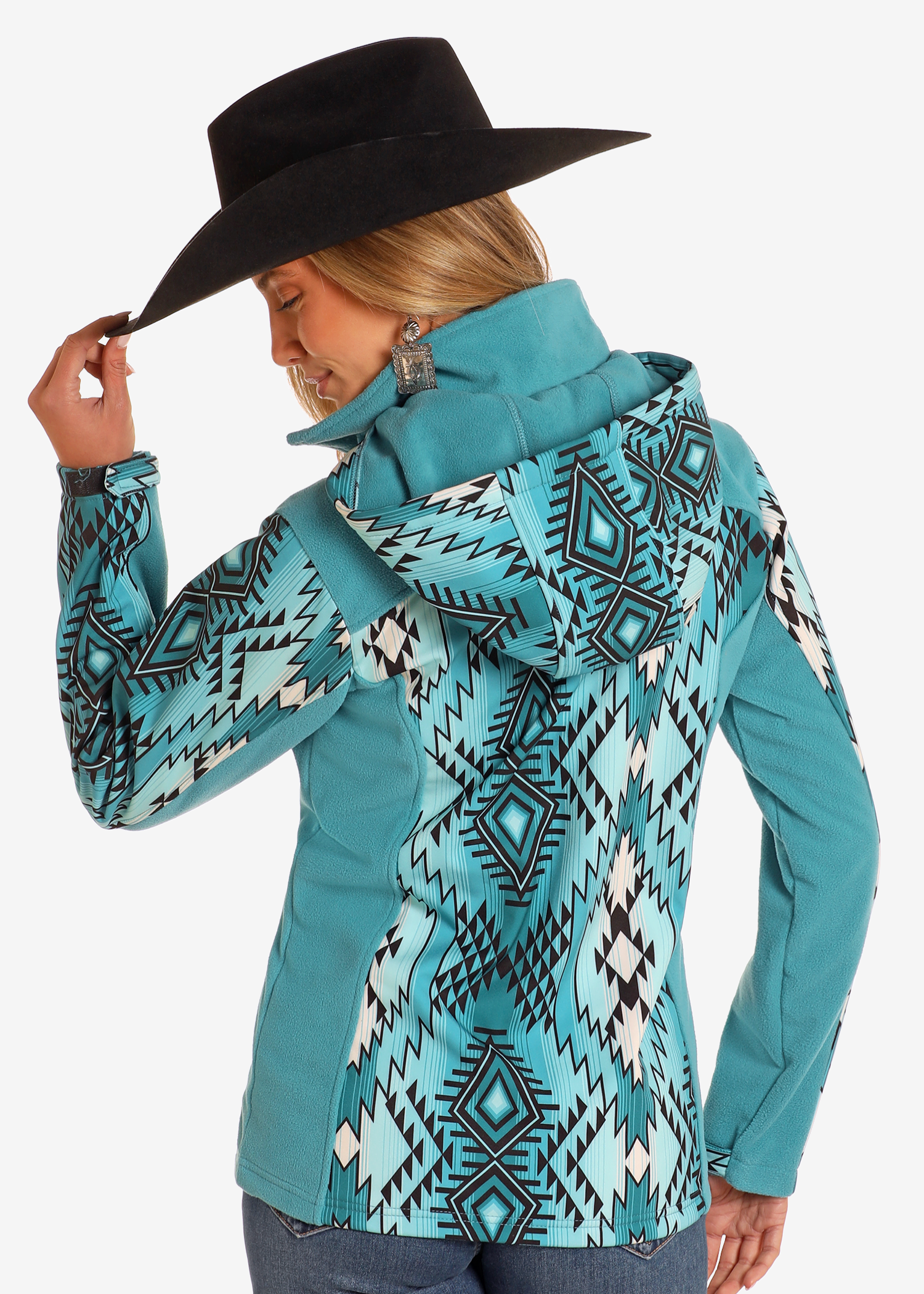 Aztec Printed Softshell Jacket