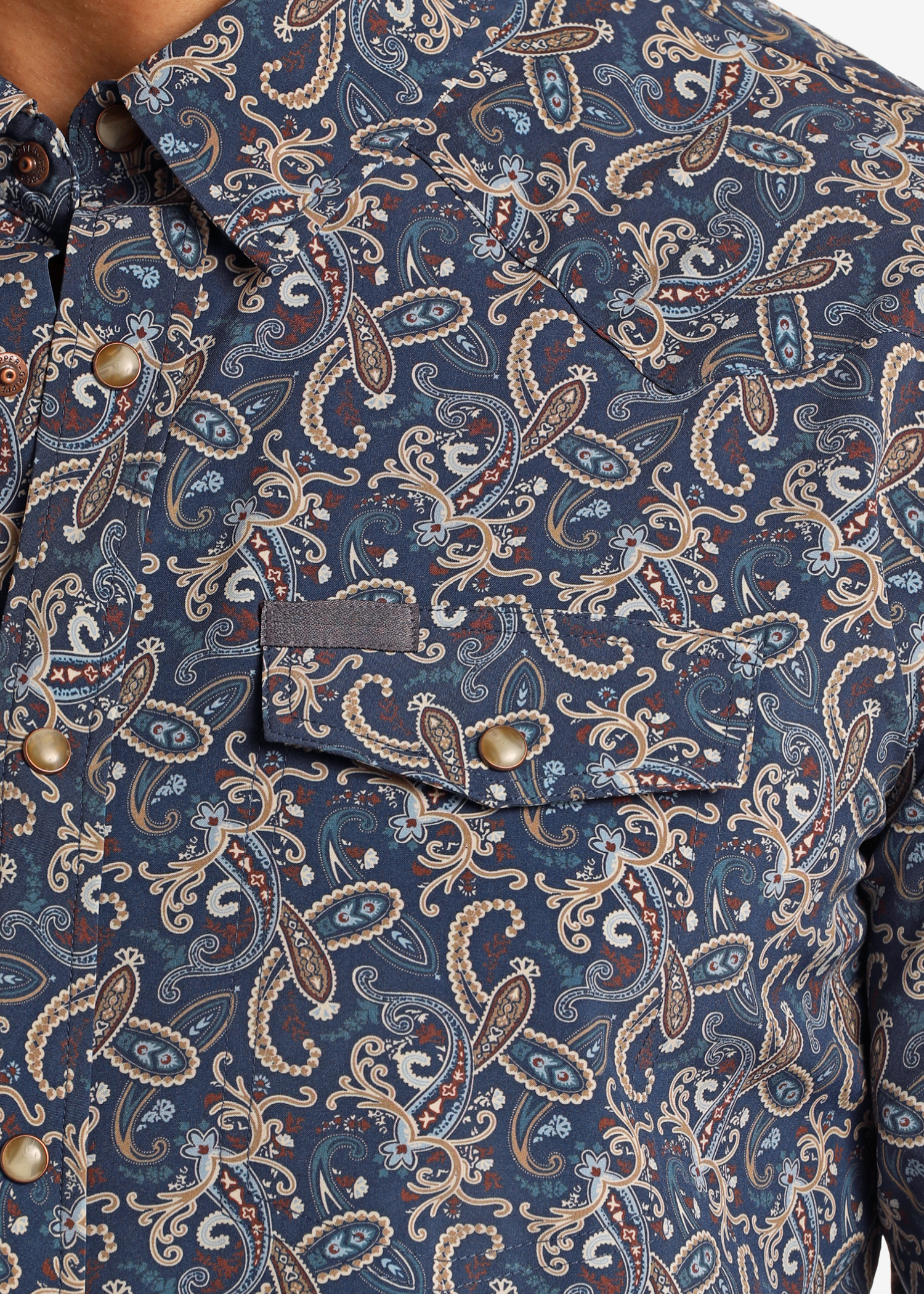 Paisley Long Sleeve Performance Shirt